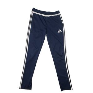 adidas Navy Blue Sweatpants with White Stripes